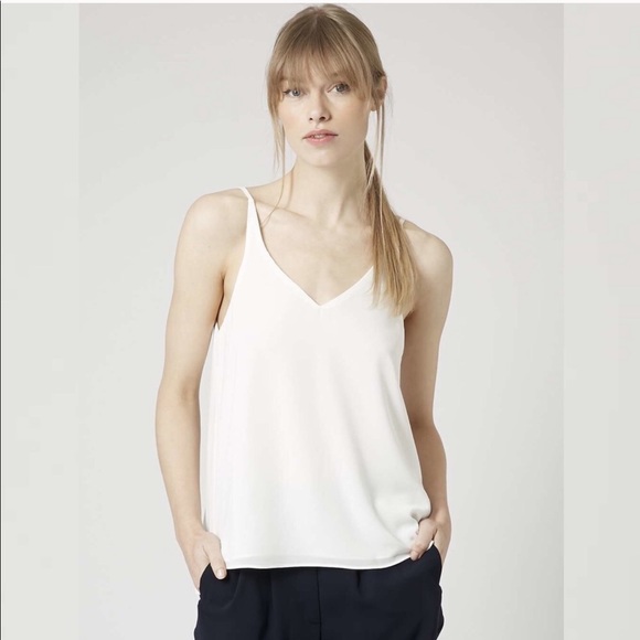white chiffon camisole